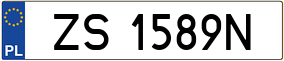 Truck License Plate